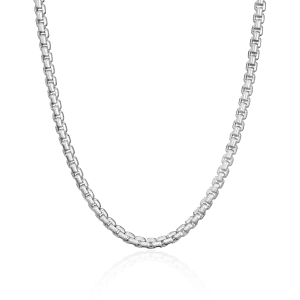 Women's Box Chain - White Gold