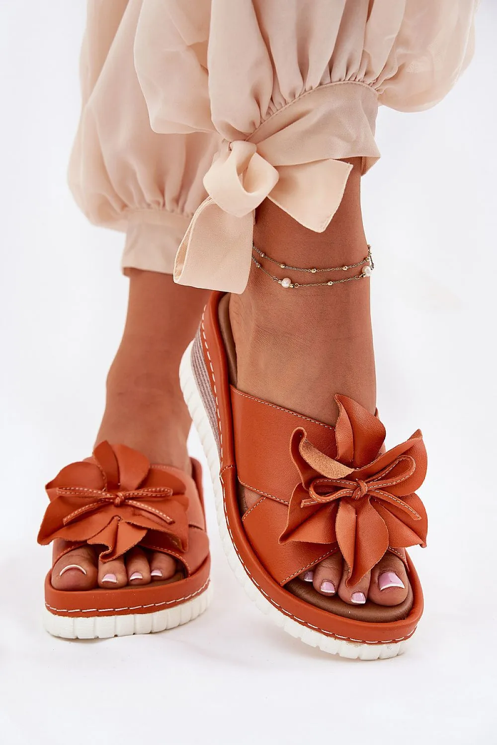 Women's high quality natural leather sandals