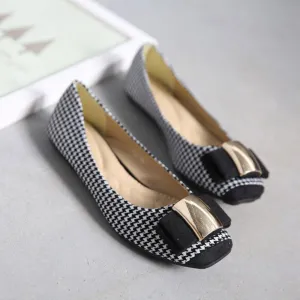 Women's Plaid Flats