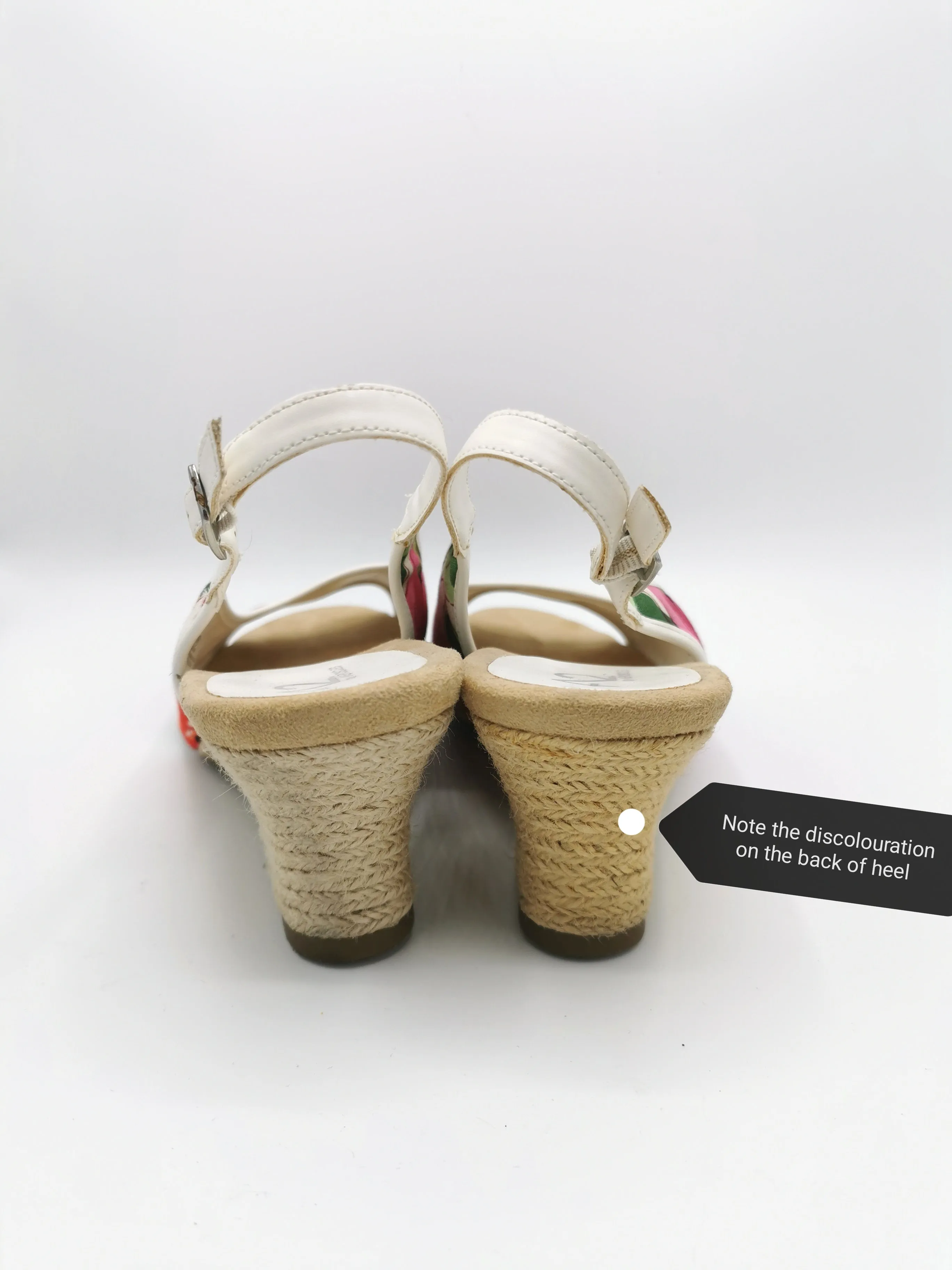 WOMENS SIZE 11 - A2 By Areosoles, Wedge Floral Sandals VGUC B26