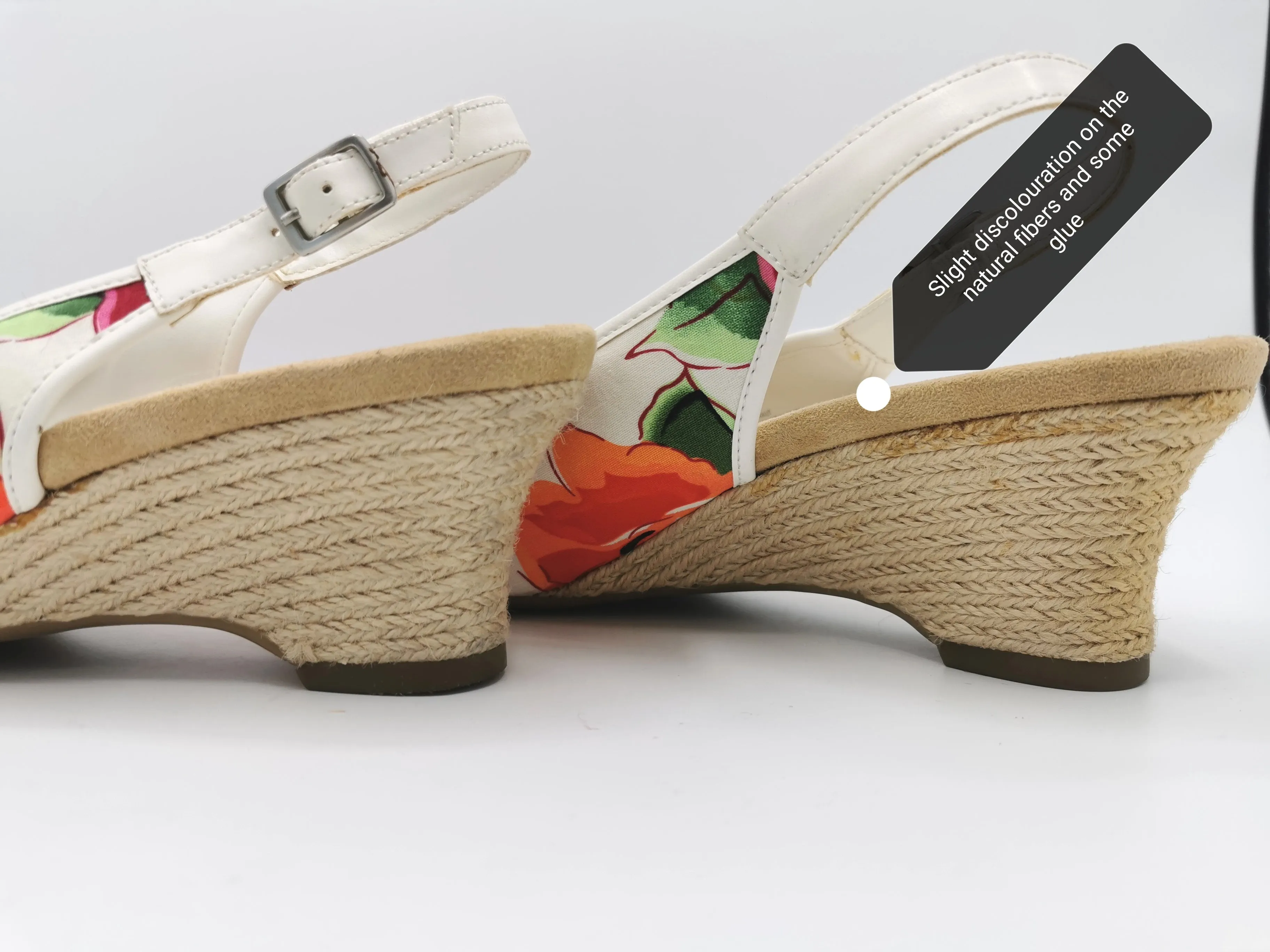 WOMENS SIZE 11 - A2 By Areosoles, Wedge Floral Sandals VGUC B26