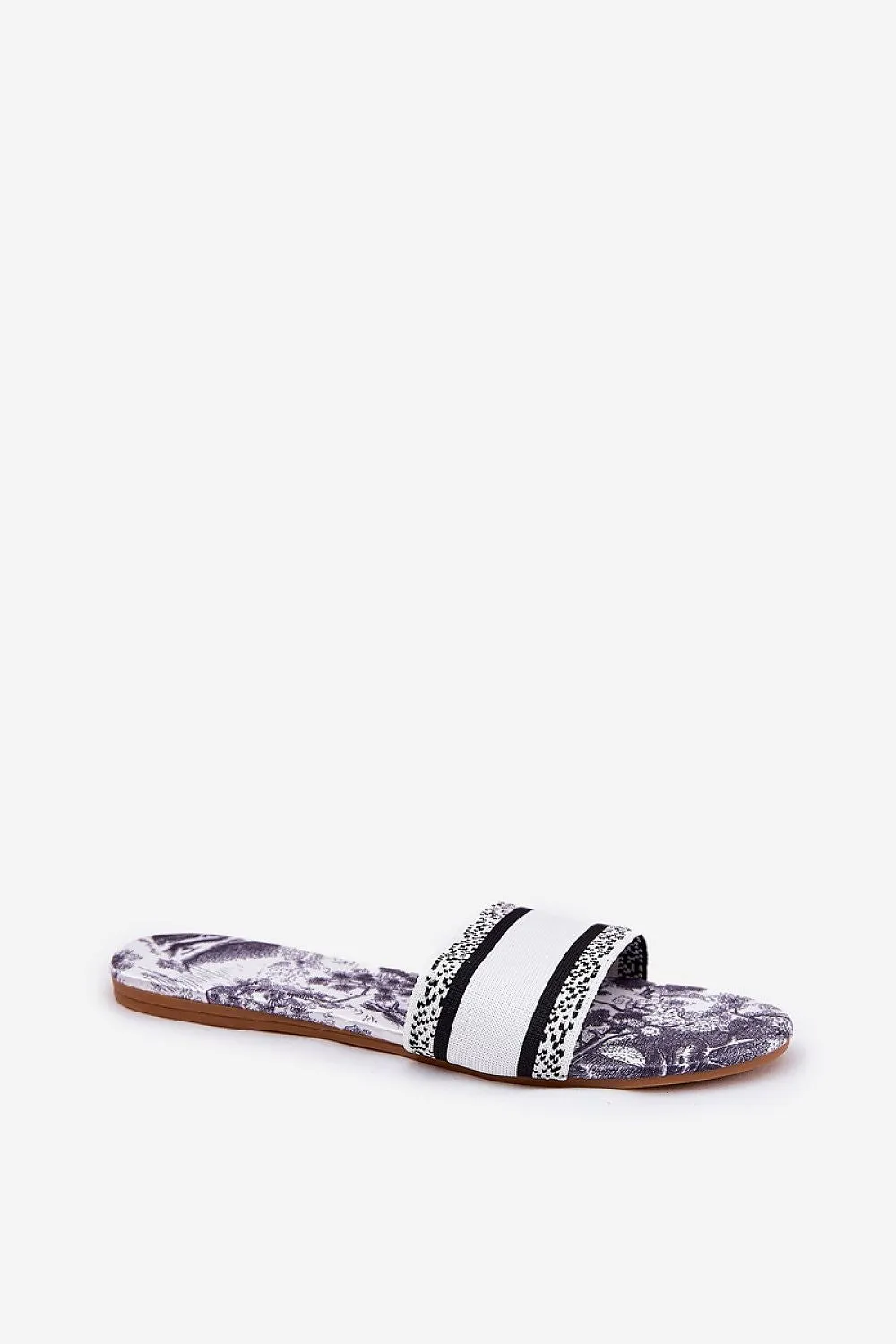 Women's unique pattern flip-flops