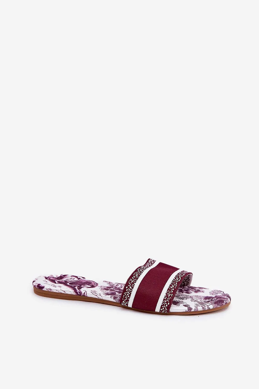 Women's unique pattern flip-flops
