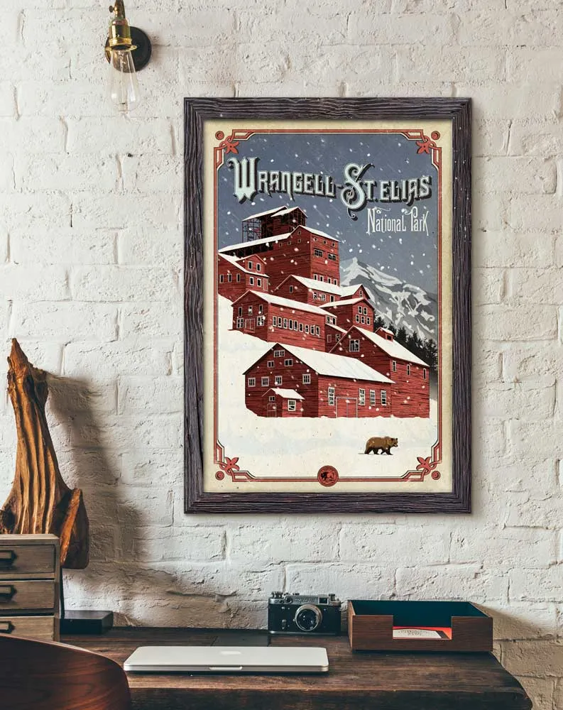 Wrangell St Elias National Park Poster