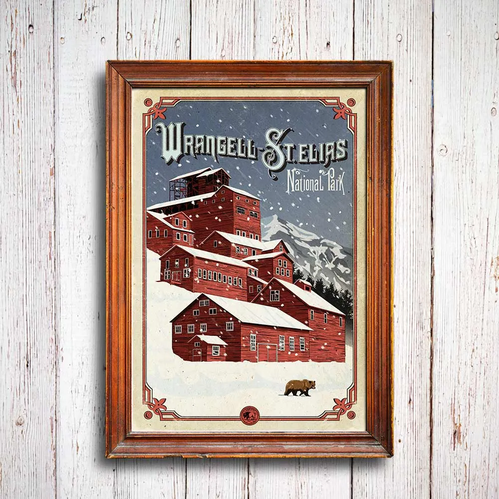 Wrangell St Elias National Park Poster