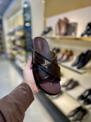 WS Pure Leather Handmade Cross Stripe - TM 348
