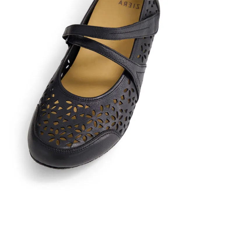 XODDIE W - BLACK LEATHER