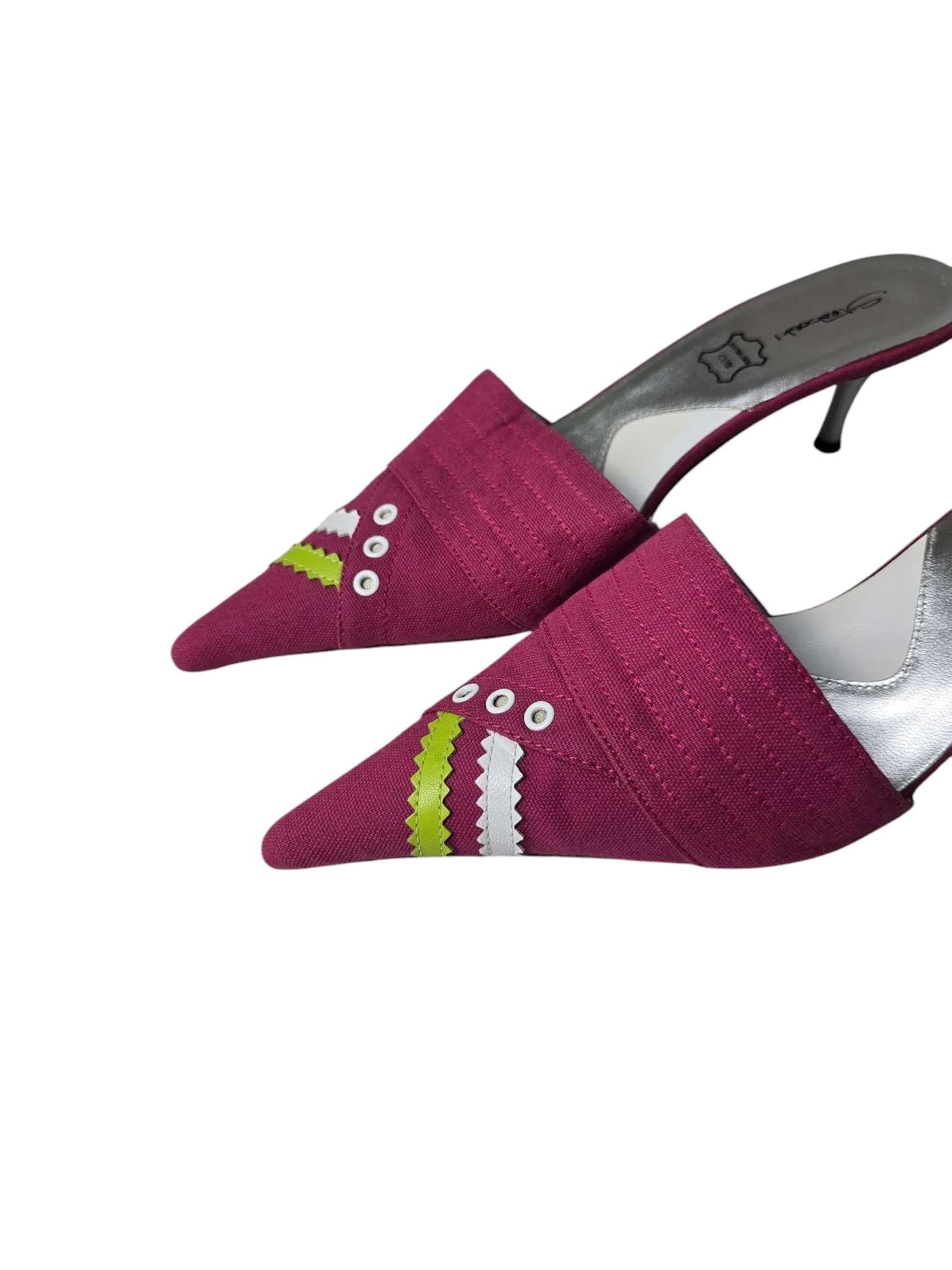 Y2k vintage blokette kitten heels