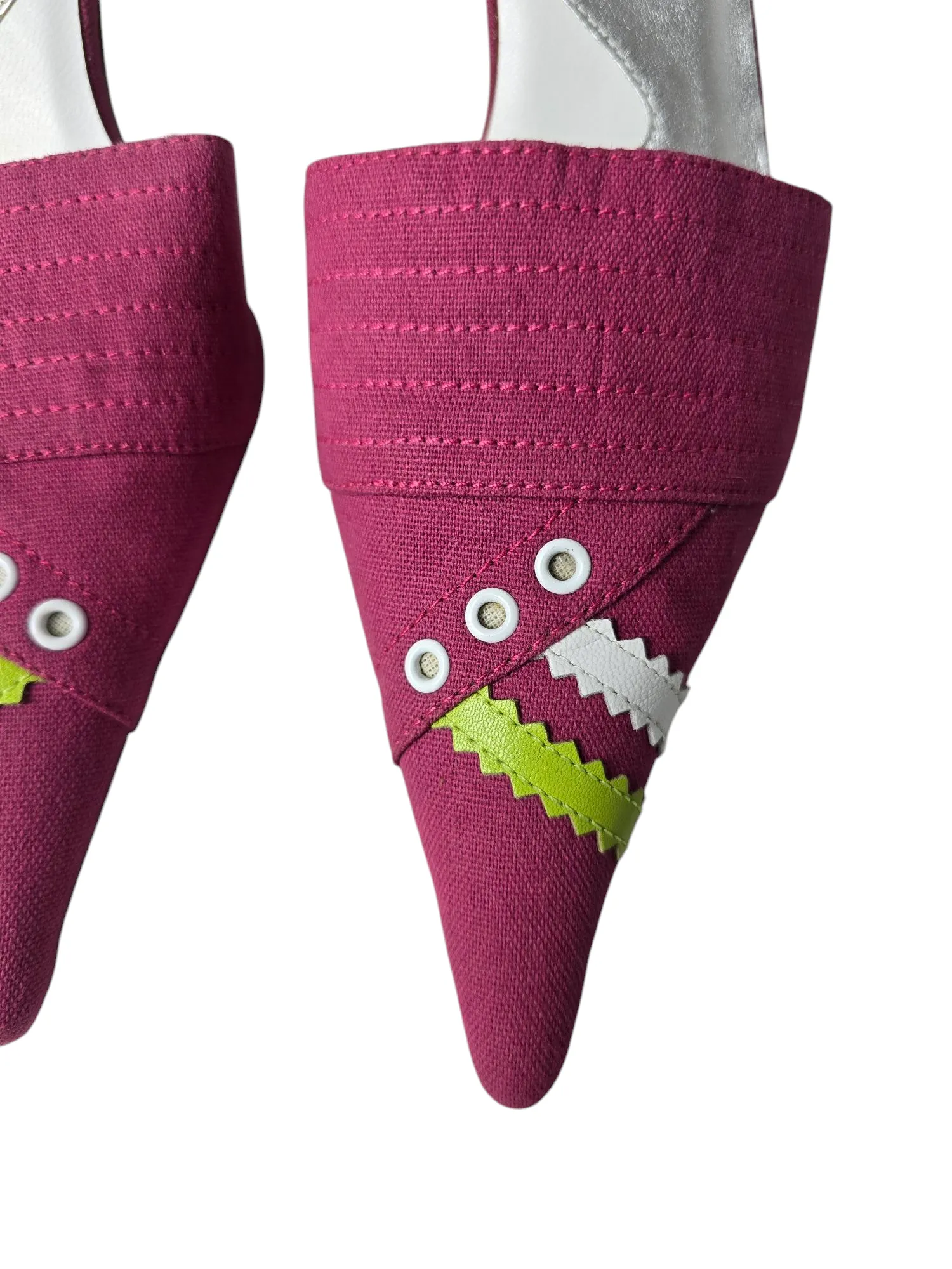 Y2k vintage blokette kitten heels