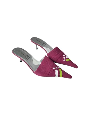 Y2k vintage blokette kitten heels