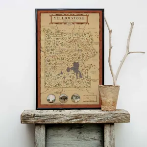 Yellowstone National Park Map