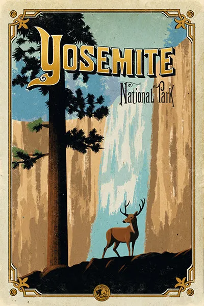 Yosemite National Park Poster