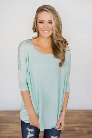 Your Everyday Casual Piko Top - Mint