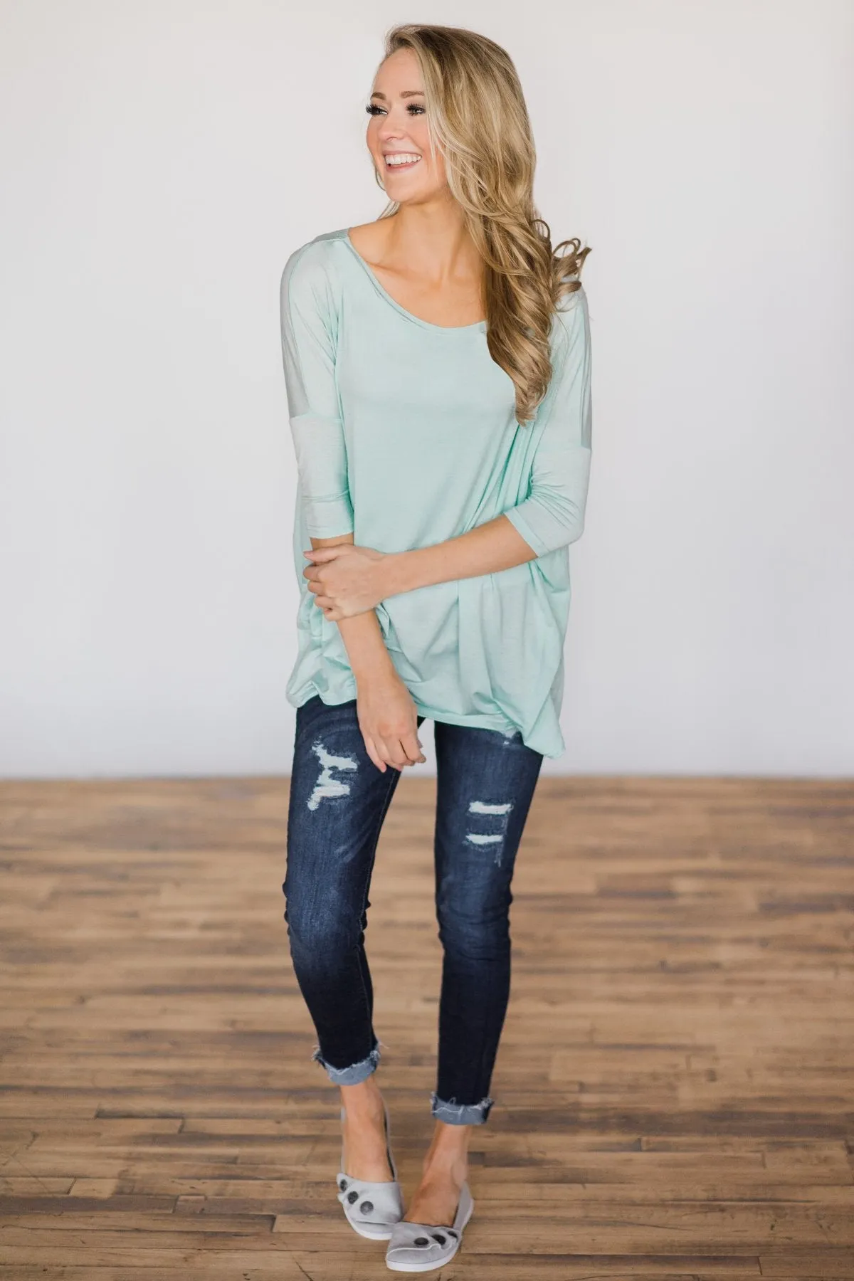 Your Everyday Casual Piko Top - Mint